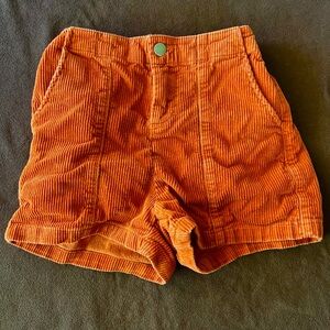 Wild Fable High Waist Orange Corduroy Shorts